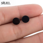 Load image into Gallery viewer, Hip hop Black Star Moon Stud Earring Fashion Jewelry Best Gift for Friend Girl
