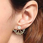 Load image into Gallery viewer, Women Fashion Jewelry Gold Silver Rhinestones Earrings Gift for Party and Best Friend
