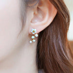 Load image into Gallery viewer, Women Fashion Jewelry Gold Silver Rhinestones Earrings Gift for Party and Best Friend
