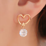 Load image into Gallery viewer, Women Fashion Jewelry Gold Silver Rhinestones Earrings Gift for Party and Best Friend
