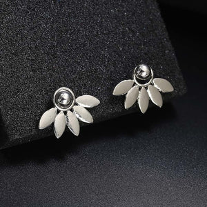 Women Fashion Jewelry Gold Silver Rhinestones Earrings Gift for Party and Best Friend