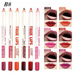 Load image into Gallery viewer, Wood Lipliner Waterproof Lady Charming Lip Liner Soft Pencil Contour Makeup Lipstick Tool
