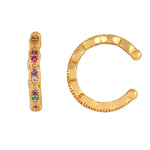 Load image into Gallery viewer, Rhinestone Small Earcuffs Clip Earrings for Women Wedding Jewelry
