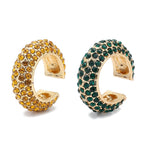 Load image into Gallery viewer, Rhinestone Small Earcuffs Clip Earrings for Women Wedding Jewelry
