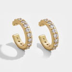 Load image into Gallery viewer, Rhinestone Small Earcuffs Clip Earrings for Women Wedding Jewelry
