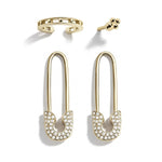 Load image into Gallery viewer, Rhinestone Small Earcuffs Clip Earrings for Women Wedding Jewelry
