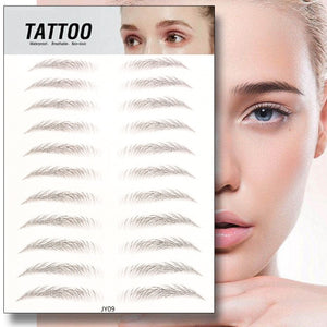 6D Waterproof Embroidery Eyebrow Tattoo Sticker Makeup Supplies