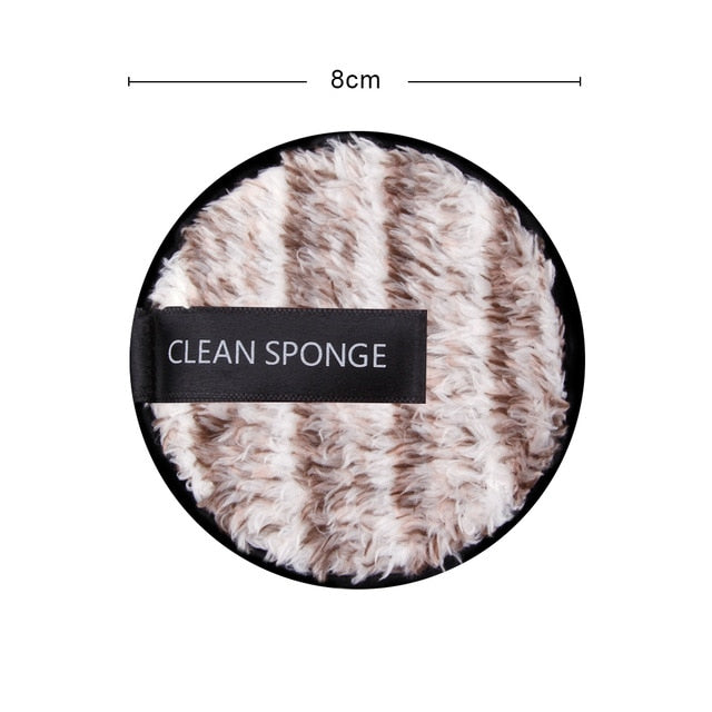 Microfiber Washable Cleansing Sponge Make up Wipes Facial Cleansing Towel