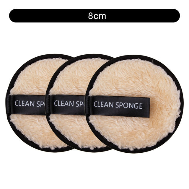 Microfiber Washable Cleansing Sponge Make up Wipes Facial Cleansing Towel