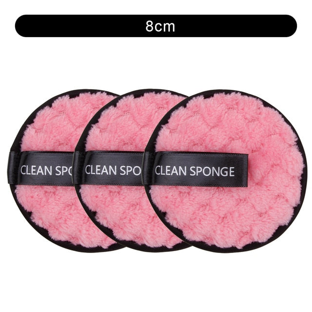 Microfiber Washable Cleansing Sponge Make up Wipes Facial Cleansing Towel